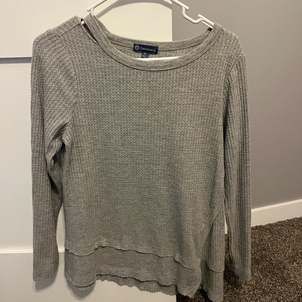 Democracy Gray Sweater